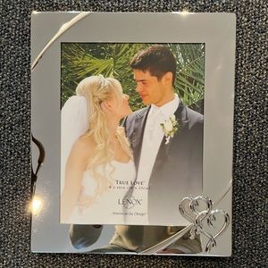 Lenox wedding photo frame NWT